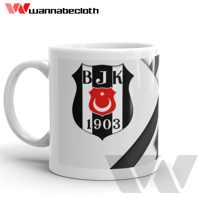 Gelas Besiktas Mug Besiktas Cangkir Besiktas Souvenir Bola Besiktas Merchandise Besiktas