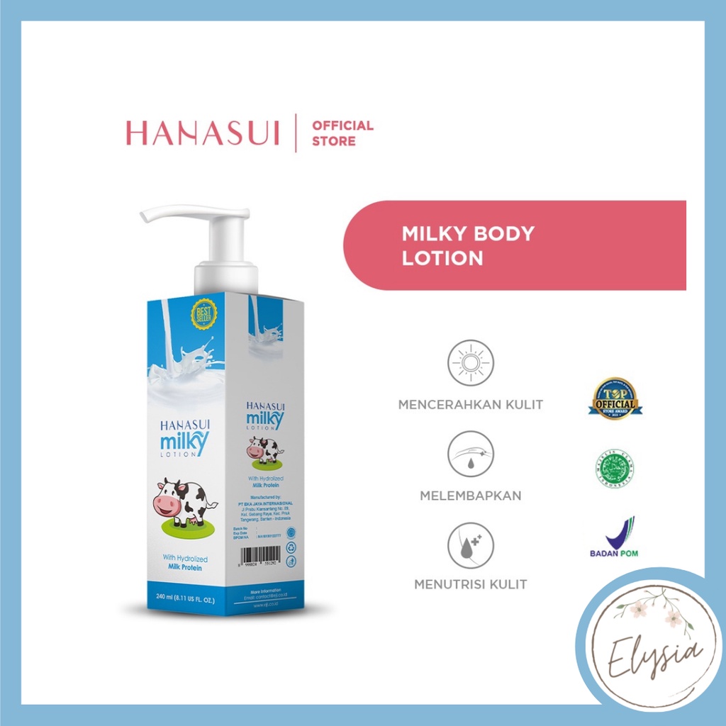 ✨ ELYSIA ✨ Hanasui Milky Body Lotion