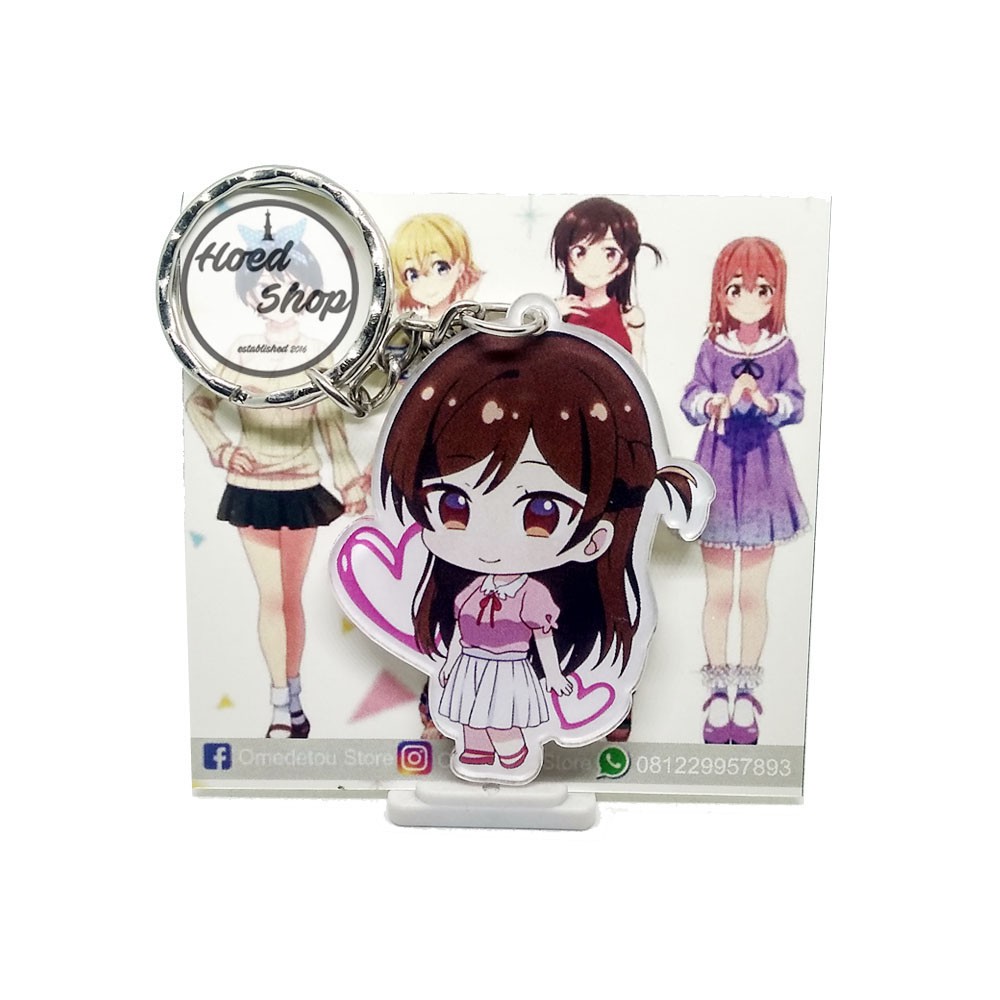 Gantungan Kunci Anime Kanojo Okarishimasu Ichinose Chizuru
