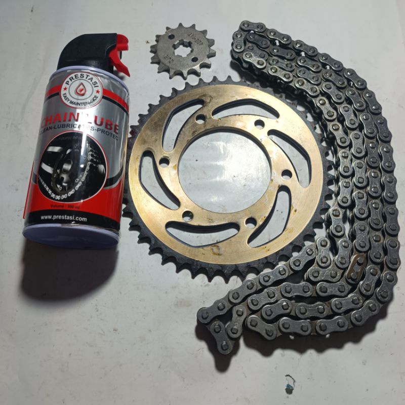 gear gir set bonus chain lube vixion mx king vixion new