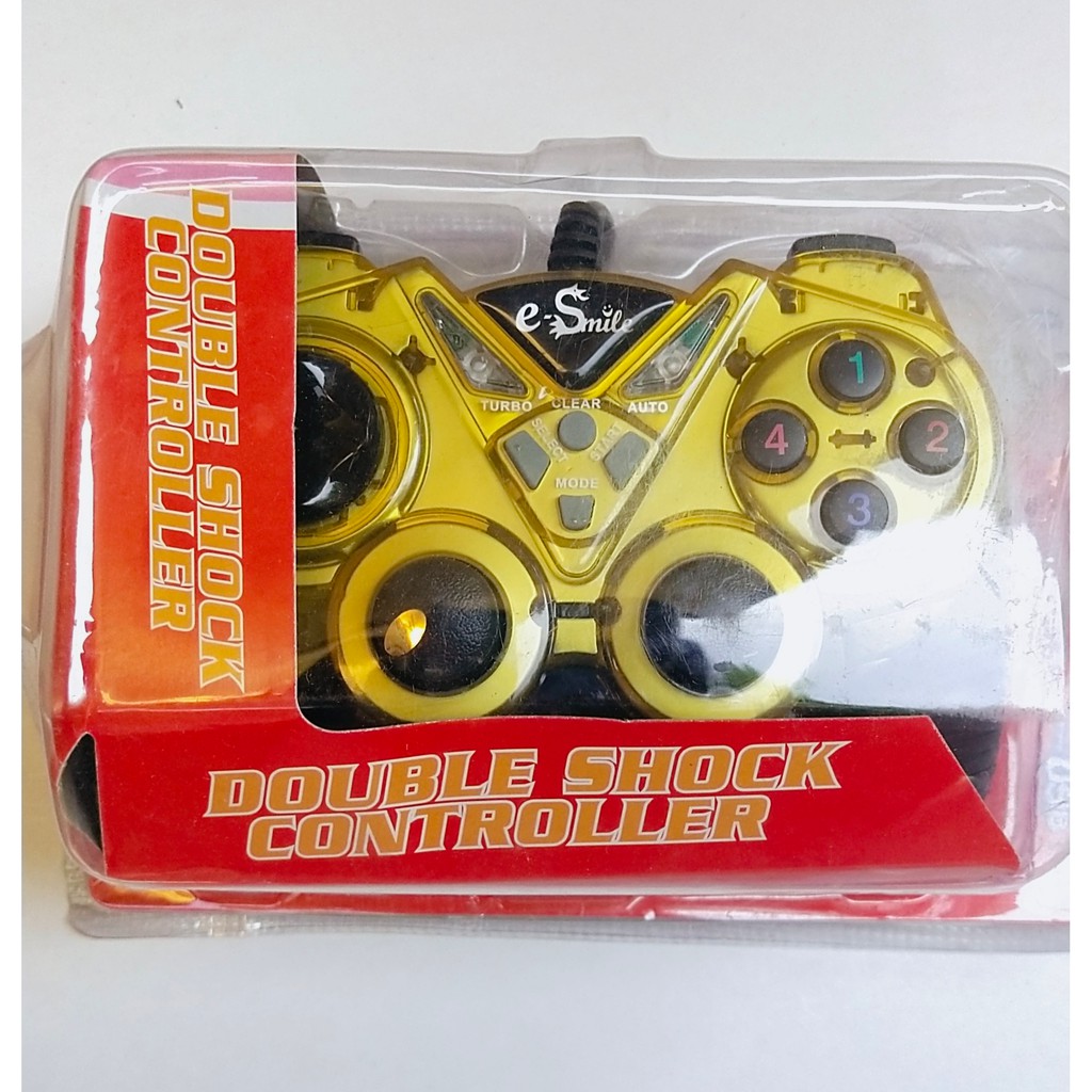 GAMEPAD SINGLE USB STIK STICK PC/LAPTOP/JOYSTIK TURBO MERK E-SMILE