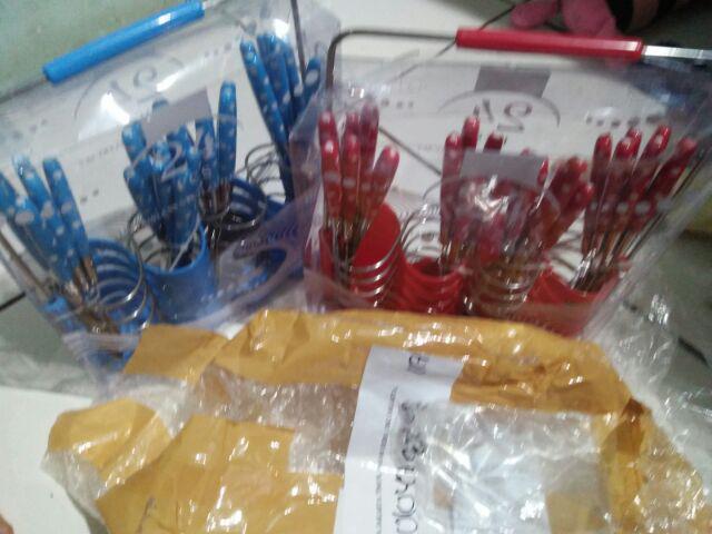 [1200gr] Hihi A030 Sendok Polkadot 24 Pcs