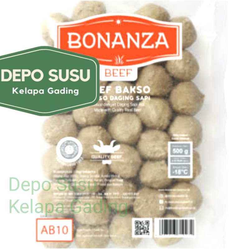 Bakso Bonanza 500gr AB15 AB10 Gold Premium 50 33 butir pcs 500 Gram