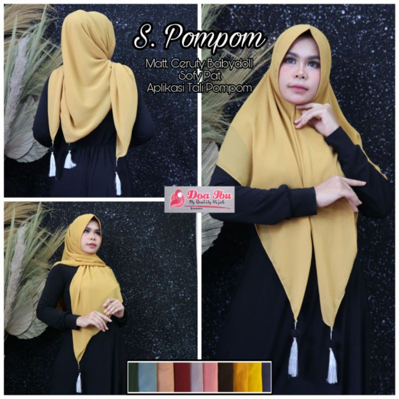 segitiga pompom doa ibu