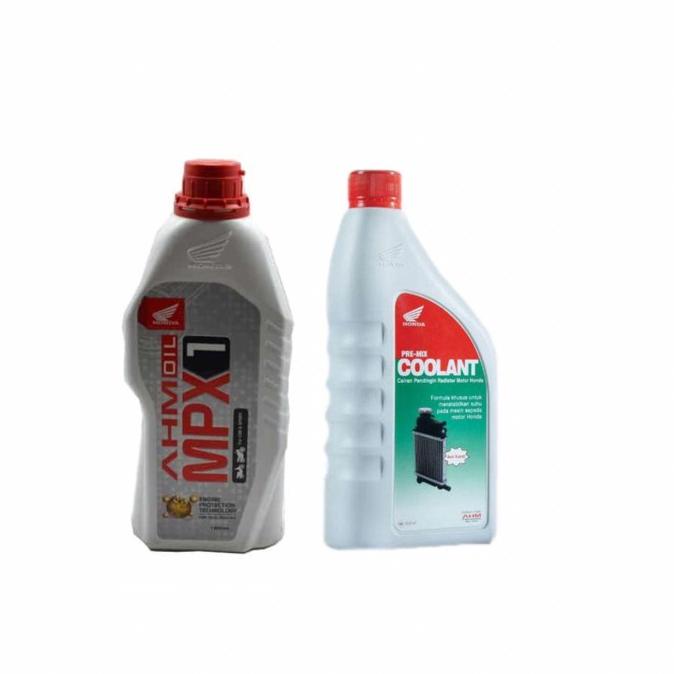 Promo Oli Mpx1 1.2L , Coolant Cairan Radiator & Voucher JS 25% hondami77 Murah