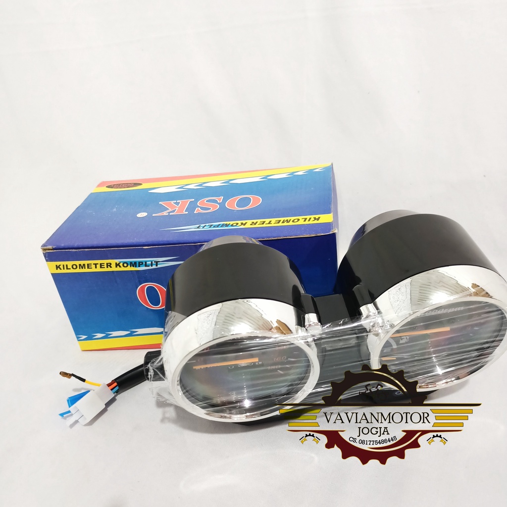 Speedometer spedo kilometer km rx king yamaha RXK new hitam black OSK