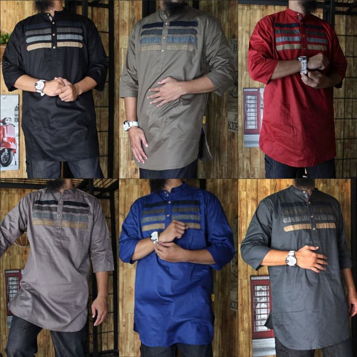 baju Koko Al amwa atasan Al amwa- busana muslim Al amwaofficial