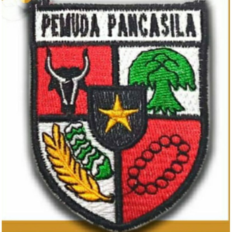 bedge pemuda Pancasila logo pemuda Pancasila bordir