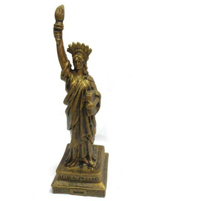 (BISA COD) MINIATUR PATUNG LIBERTY INGGRIS BAHAN FIBERGLASS - SOUVENIR PAJANGAN DEKORASI BEST SELLER