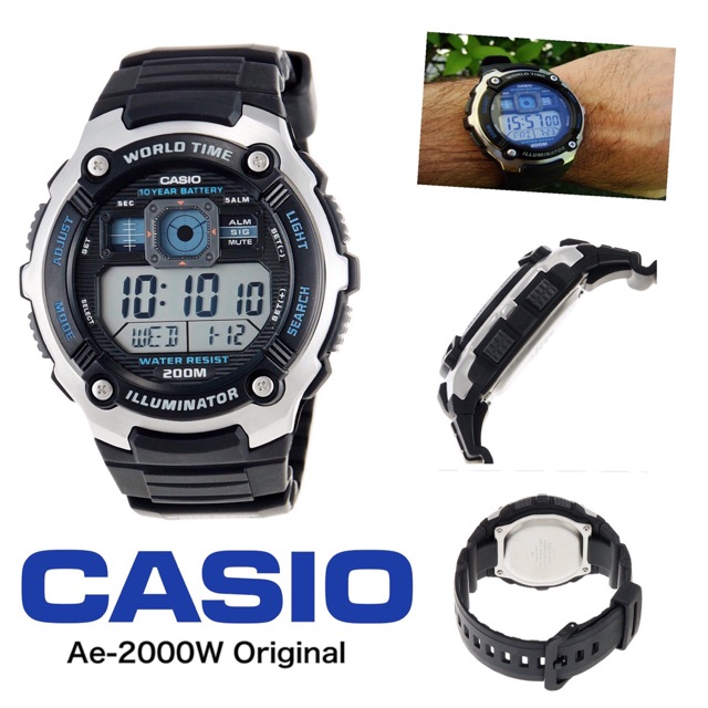 Jam Tangan Casio AE-2000W Original