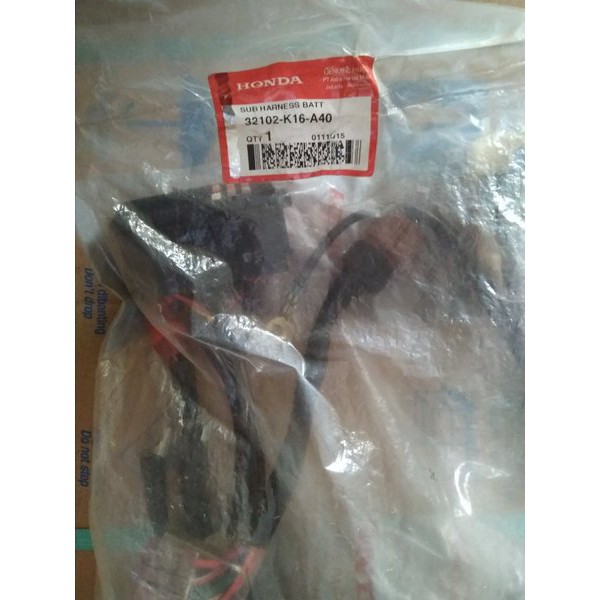 Kabel aki scoopy esp kode 32102-K16-A40 pn1