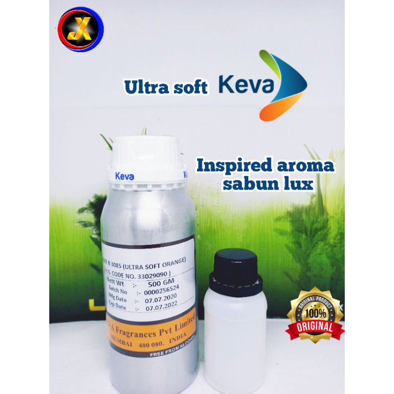 HarumTerus- ULTRA SOFT BY KEVA /LUX / AROMA SABUN BIBIT PARFUM MURNI 100 ML