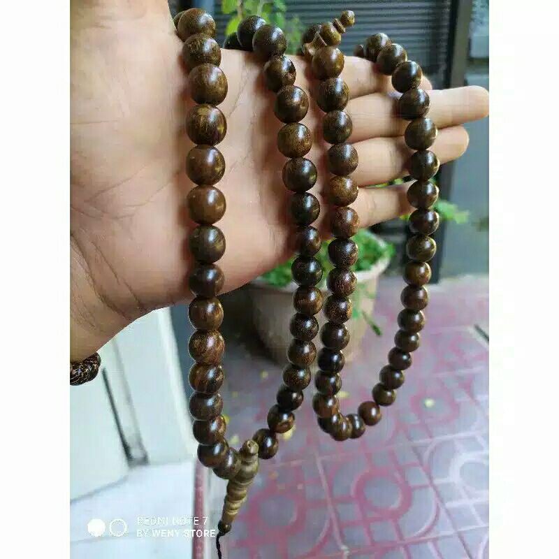 Tasbih gaharu grade A 8mm tasbih gaharu super gaharu kalimantan asli