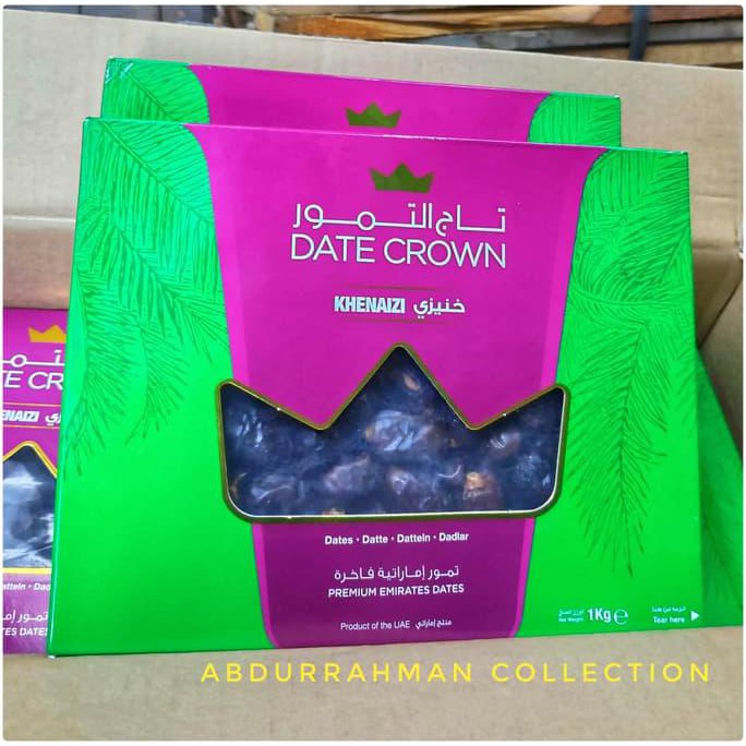 

Kurma Dates Crown Jenis Kheneizi ukuran 1 Kilo