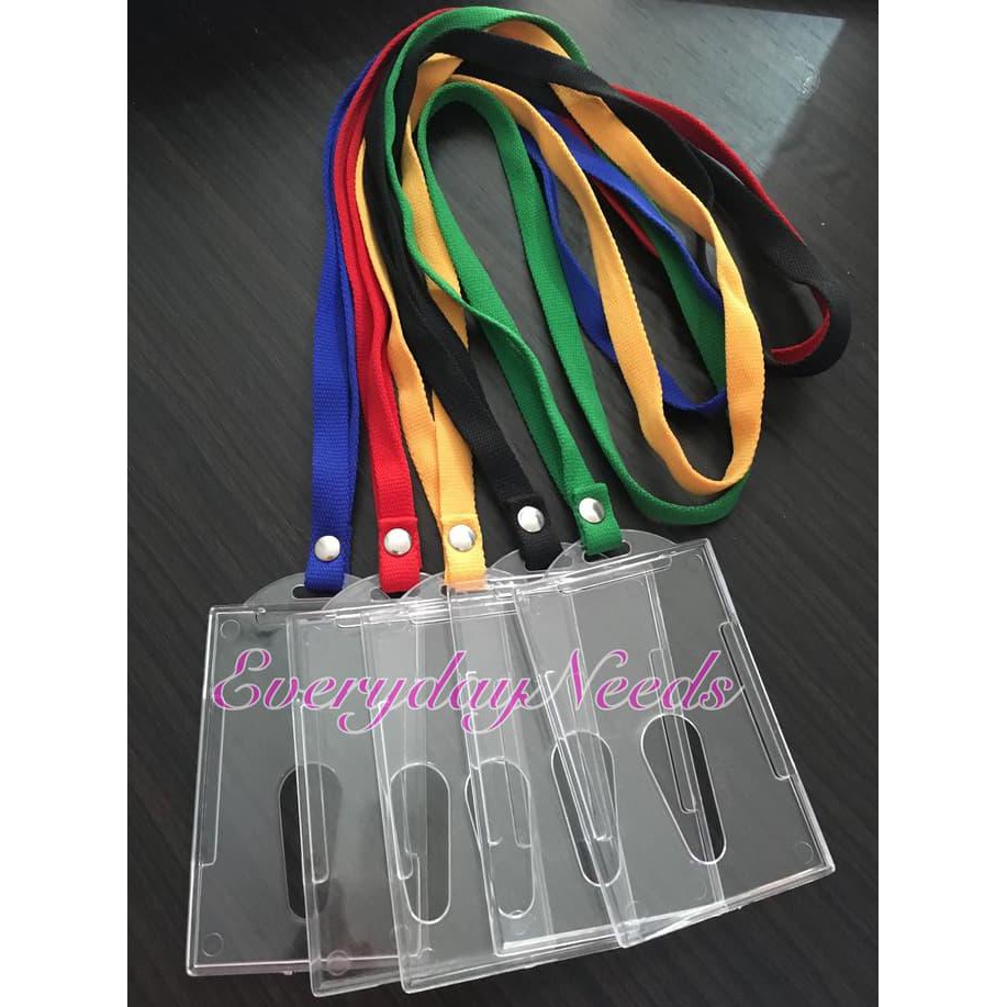 

HOT SALE Tempat id card + tali id card 1cm (1Box=50pcs) Terjamin
