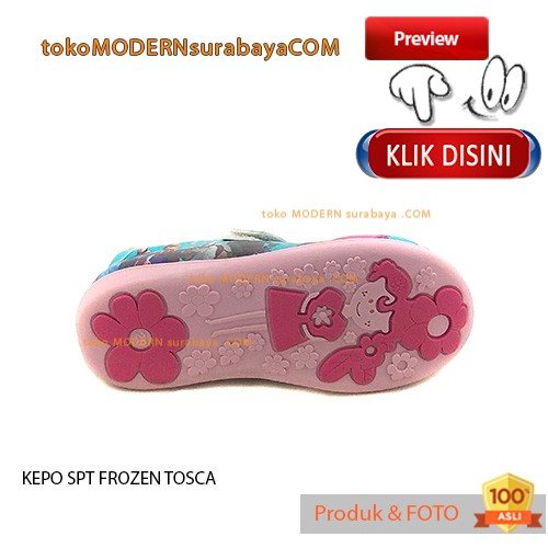 SEPATU ANAK KARAKTER PRINTING KEPO SPT FROZEN TOSCA