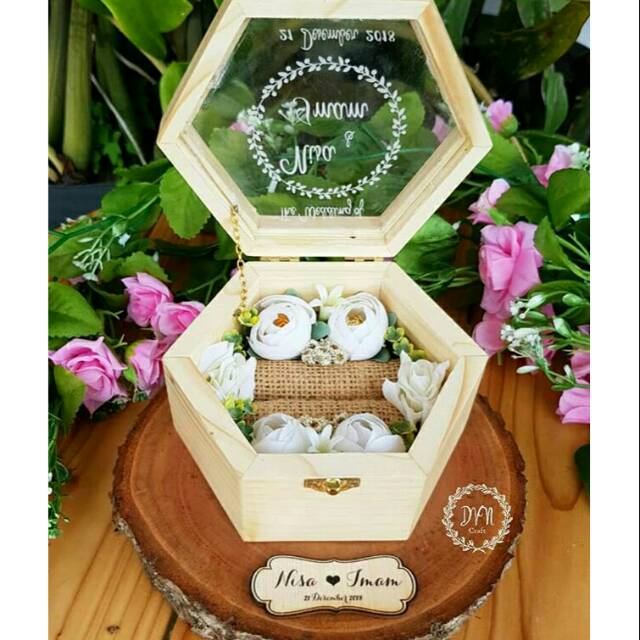

Ring box hexa+log polos+nama