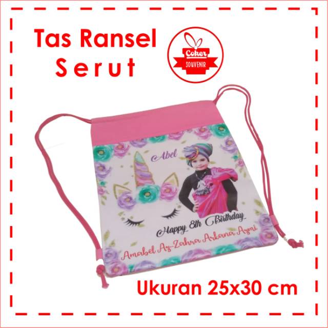 

Souvenir ( tas goodie bag anak ) perlengkapan ultah