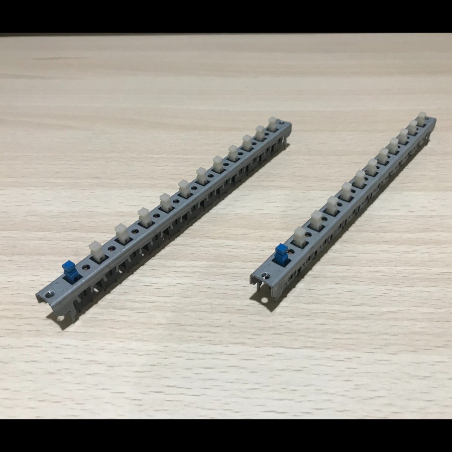 SWITCH PUSH BUTTON SAKLAR GANTI CHANNEL TELEVISI TV 12 CHANNEL 2x3 PIN