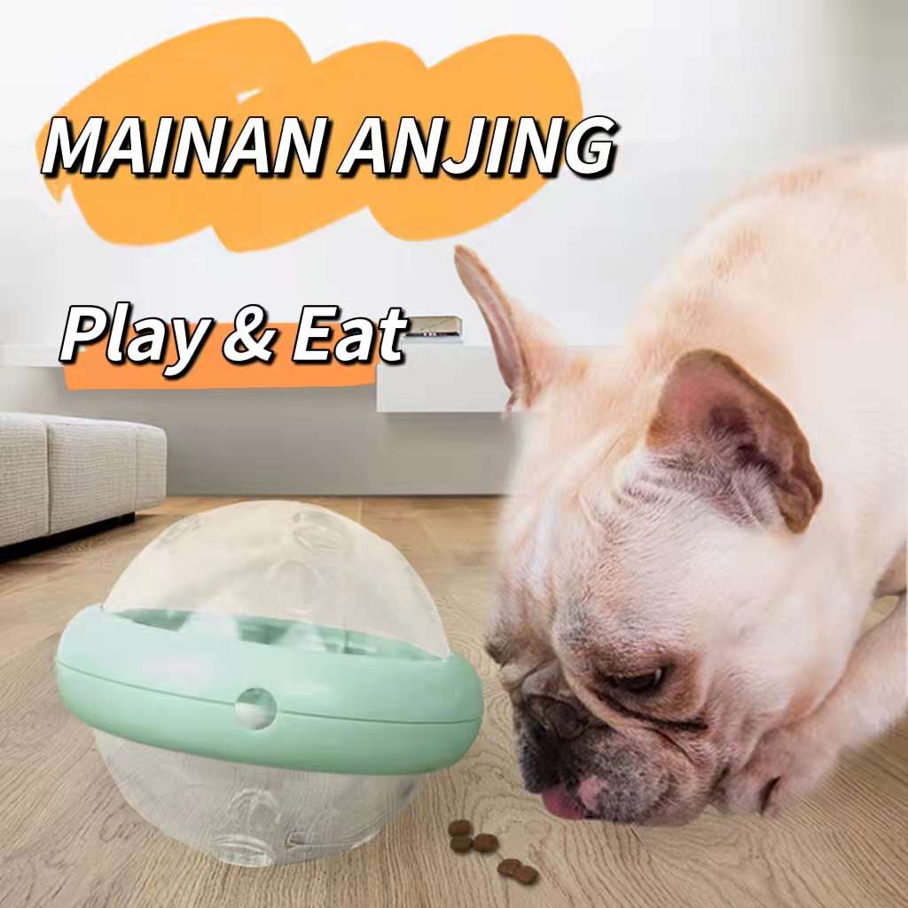 Mainan Gigit Gigitan Anjing Interaktif  Kucing Tempat Makan &amp; Main Anjing Dog Cat Kunyah Bola