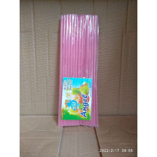 1 Pack Sedotan plastik merk angel murah