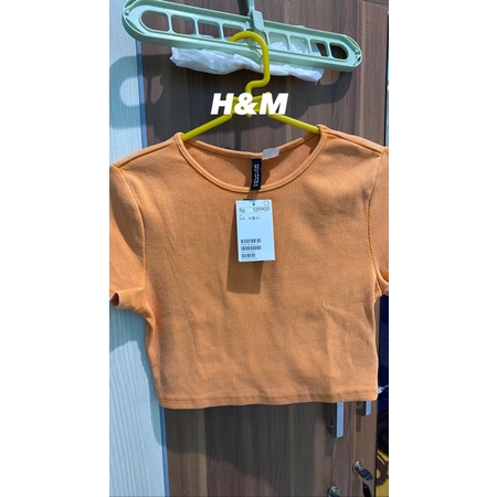 kaos crop top H&M