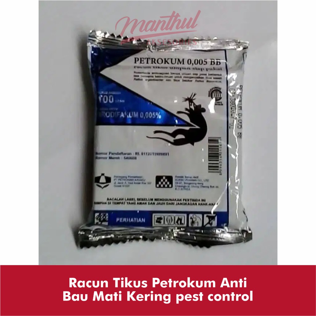 Racun Tikus Petrokum Anti Bau Matai Kering pest control