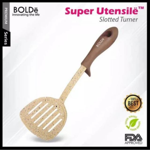 BOLDE Super Utensile / Spatula Bolde / Utensil Slotted Turner / Whisk / Soup Ladle / Skimmer