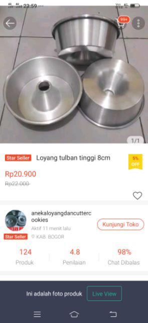 Loyang Lapsur/sekat 3 Uk.20x30x4cm