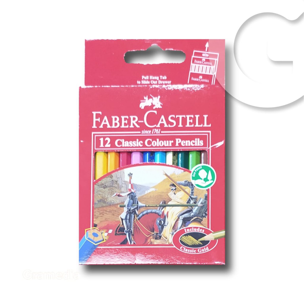 

Gramedia Gorontalo - Faber Colour Grip Pencils 12L 116252
