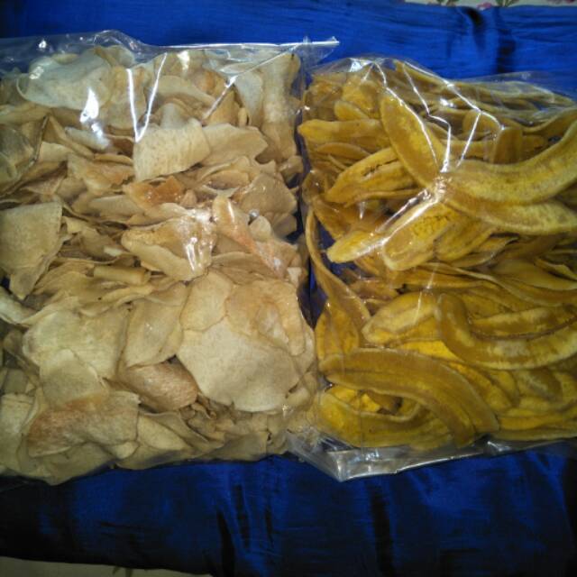 

Keripik pisang dan keripik talas