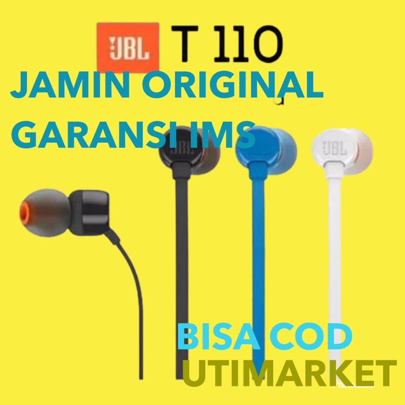 Earphone JBL T110 Original Garansi Resmi IMS