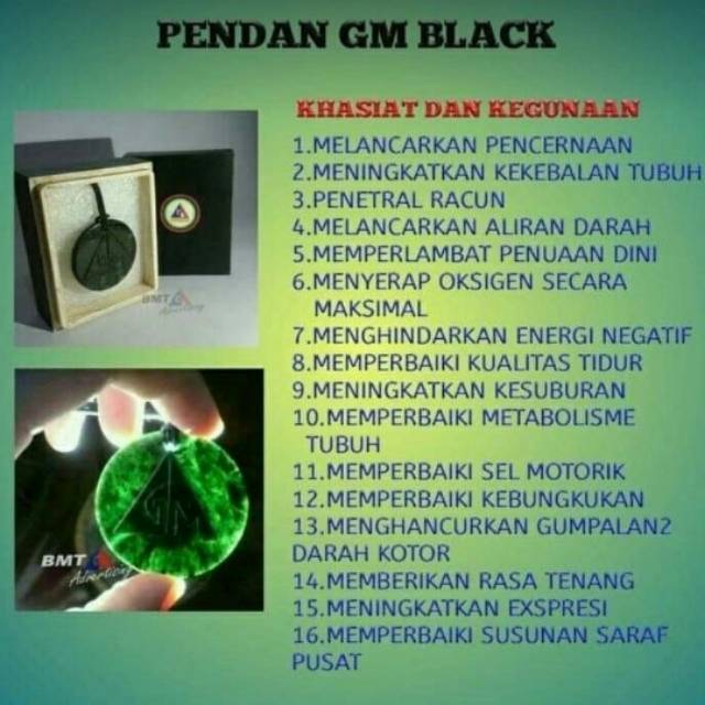 Kalung Therapy Pendant GM