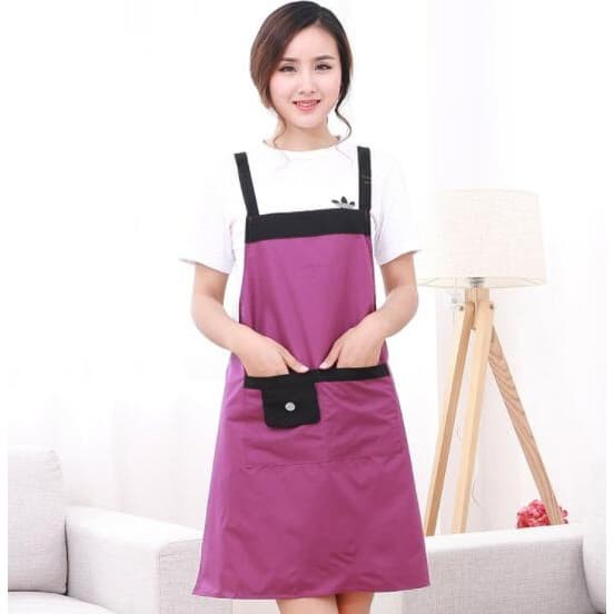 Celemek Masak Waterproof Apron Masak Waterproof Celemek Masak POLOS