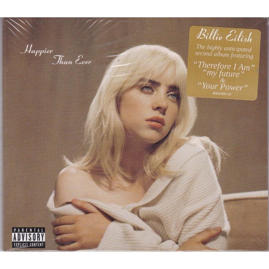 CD Billie Eilish - Happier Than Ever ORIGINAL IMPORT