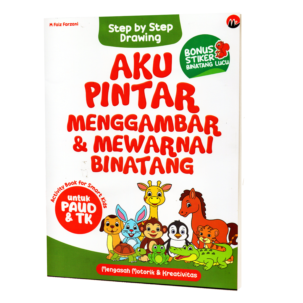 Buku Anak Mewarnai Aku Pintar Menggambar & Mewarnai Binatang