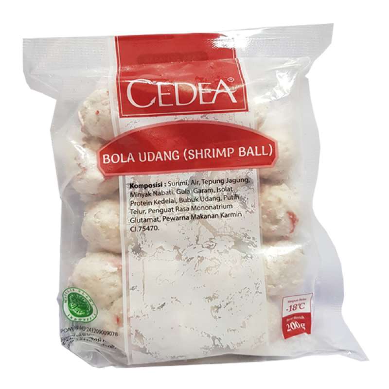 SHRIMP BALL CEDEA 200GR / 14PCS BASO UDANG BAKSO HALAL