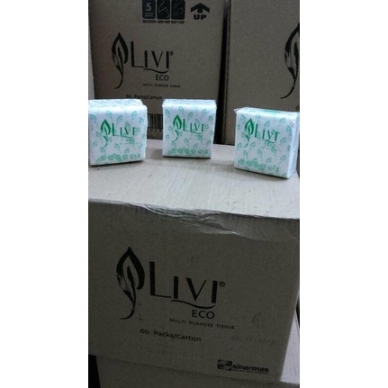 

LIVI Eco Multipurpose 150s - Tissue meja - Tissue kotak - Livi pop up