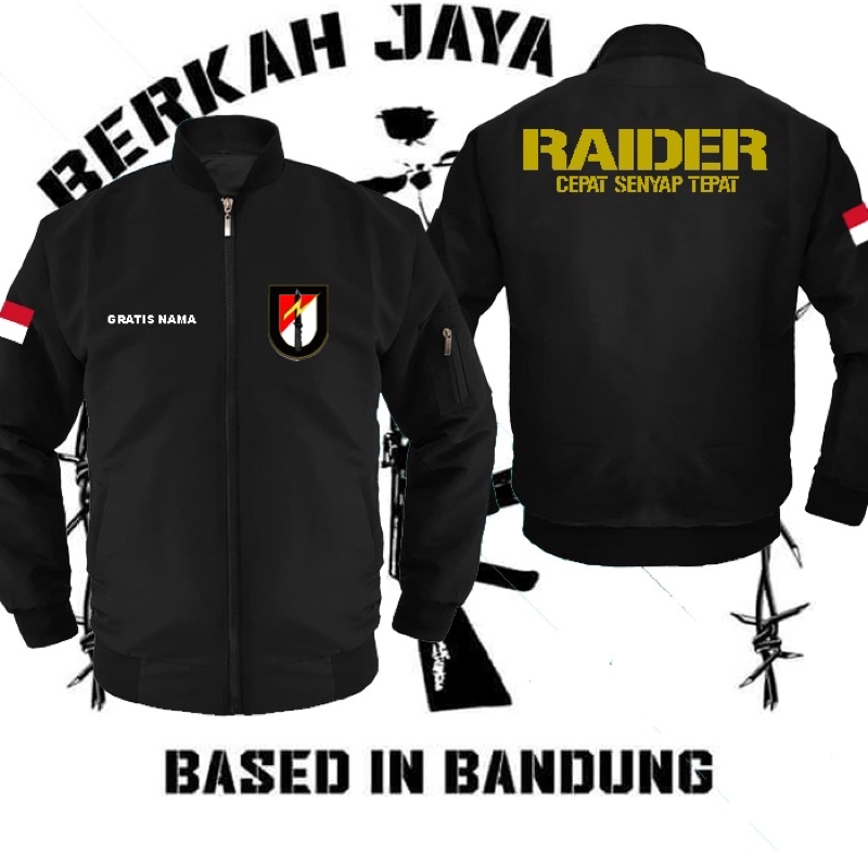 Bomber Jaket Raider TNI AD