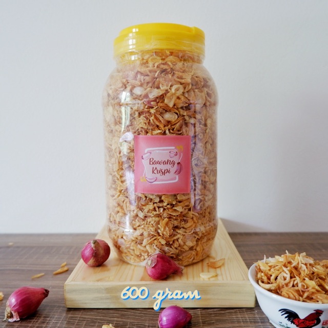 

Bawang Goreng Bawang Krispi 600 gram