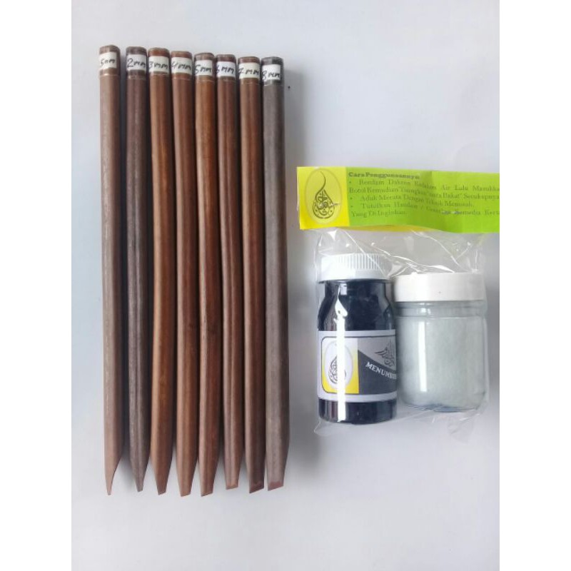 paket naskah 01 /     handam     &   tinta kaligrafi