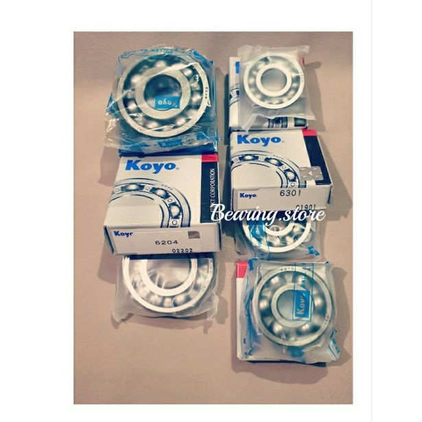 Bearing lahar rasio gardan as pully set Mio M3/Mio Z/Soul GT125/Fino 125/ Xride 125 Fullset Koyo Ori