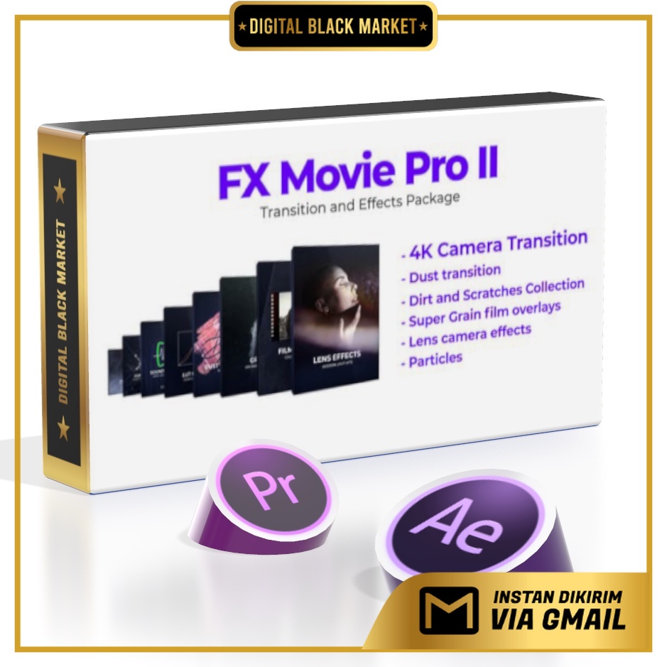 FX Movie Pro 2 Transition and Effects Package - Premiere Pro &amp; After Effect