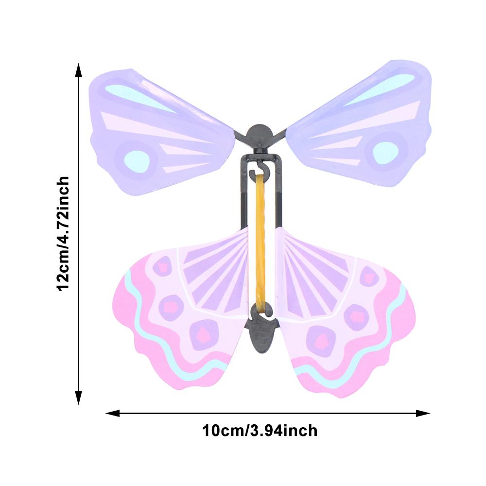 R-flower Mainan Kupu-Kupu Terbang Ajaib Untuk Properti Sulap Anak