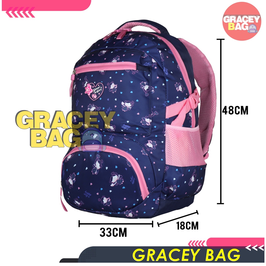 GB-75112F/75012F Tas Ransel Anak Perempuan / Remaja Silvergirl