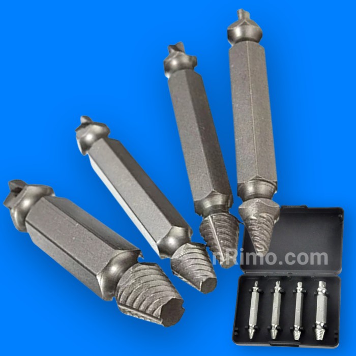 Mata Bor Pembuka Baut Rusak Alat Pelepas Baut Patah Screw Extractor