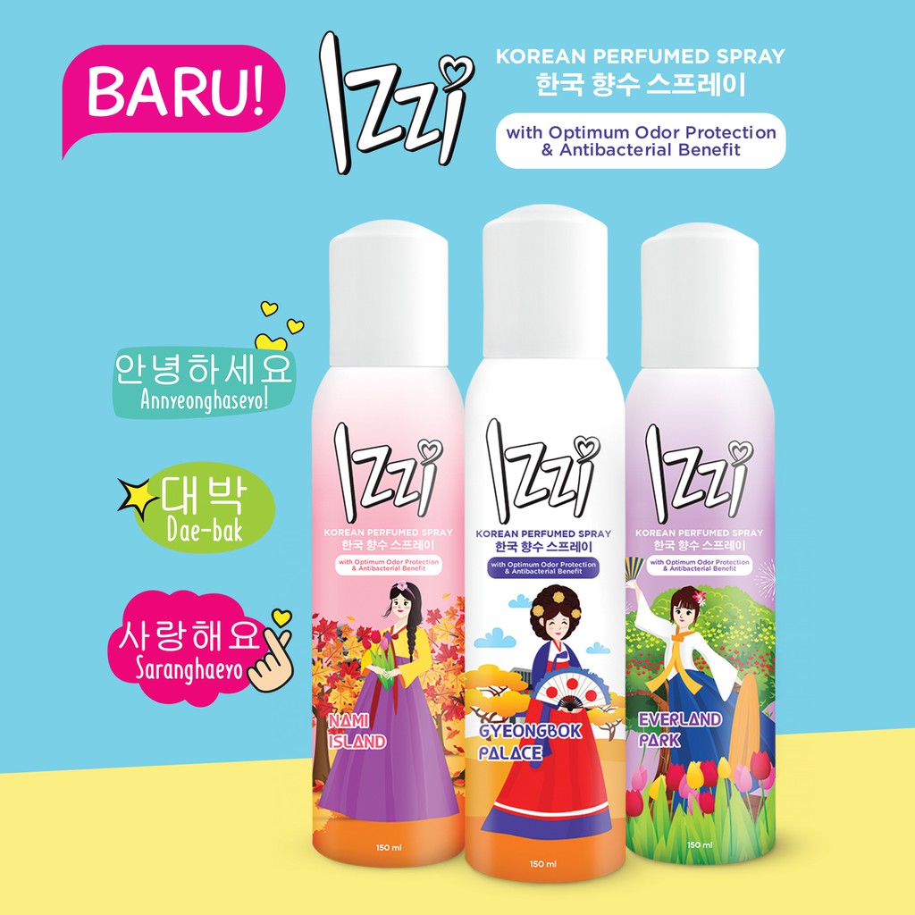 ★ BB ★ IZZI Korean Perfumed Spray 150ml - Parfum Wanita