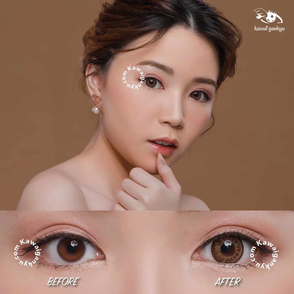 KawaiGankyu Softlens - Princess Luna brown (1botol)