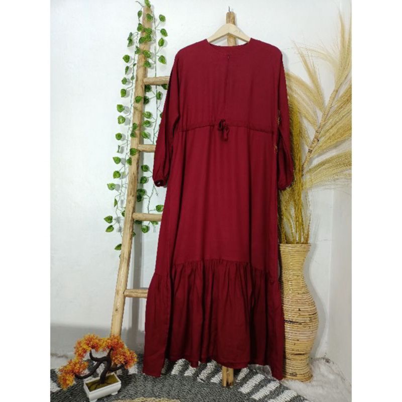 GAMIS KATUN RAYON / HOME DRESS GAMIS JUMBO LD 120CM