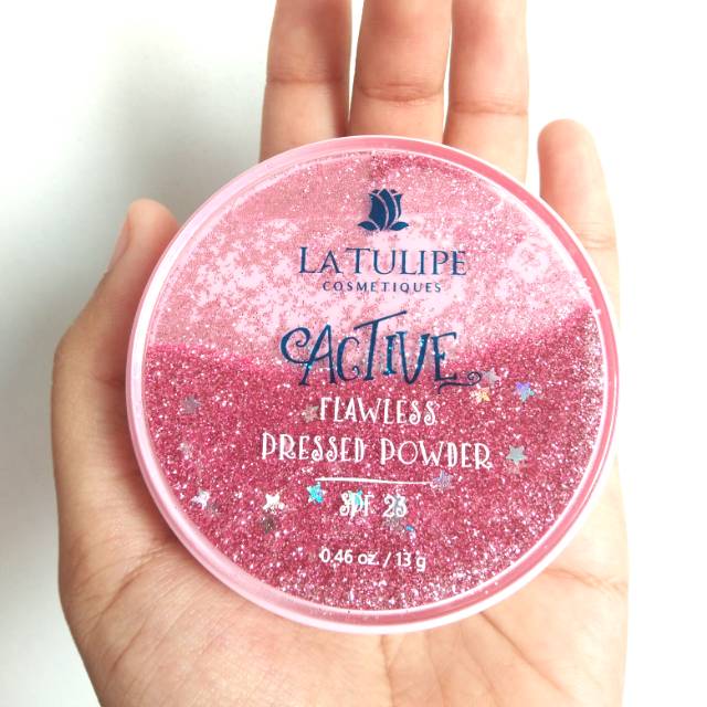 Preloved Bedak Padat La Tulipe Active Flawless SPF 23 13g